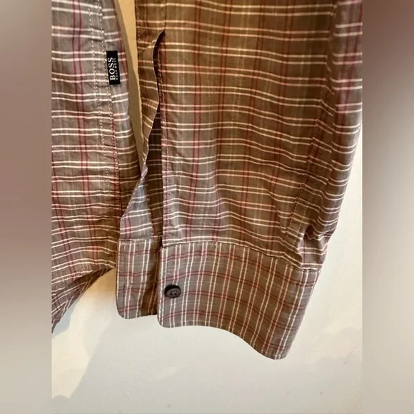 Boss slim fit button down dress shirt - Picture 4 of 6